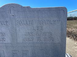 Sallie Virginia <I>Bradley</I> Lee 