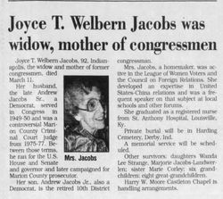 Joyce T. <I>Welbern</I> Jacobs 