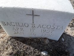Bacilio B Acosta 