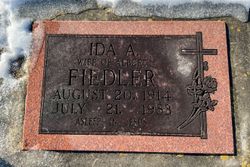 Ida A. <I>Wachter</I> Fiedler 