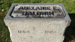Adelaide Ella “Addie” <I>Crittenton</I> Baldwin 