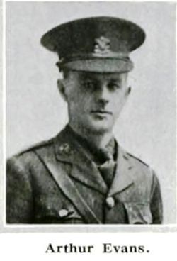 Second Lieutenant Arthur Evans 