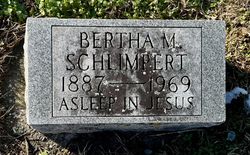 Bertha M. <I>Grannevetter</I> Schlimpert 