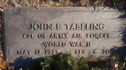 John E Tabeling 