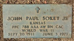 PFC John Paul Sokey Jr.