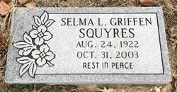 Selma Lucille <I>Griffin</I> Squyres 