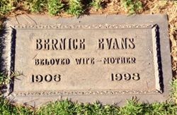Bernice <I>Boyd</I> Evans 