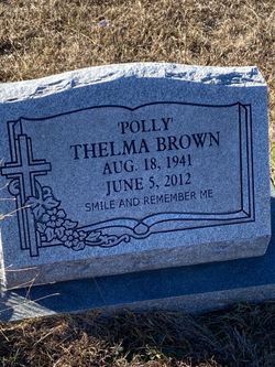 Thelma “Polly” <I>Ragsdale</I> Brown 