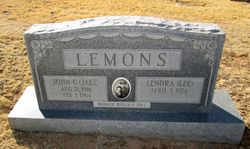 Lenora <I>Daniel</I> Lemons 