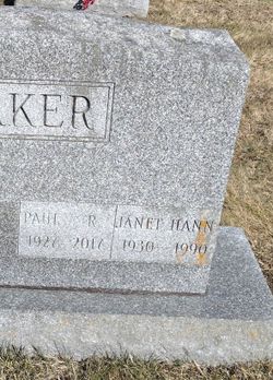 Janet <I>Hann</I> Baker 