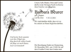 Barbara <I>Wagner</I> Beurer 