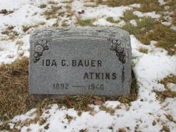 Ida C <I>Bauer</I> Atkins 