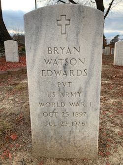 Pvt Bryan Watson Edwards 
