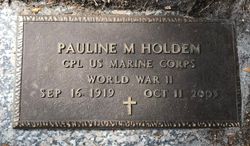 Pauline Marian <I>Benner</I> Holden 
