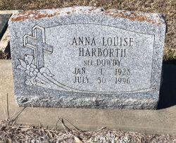 Anna Louise <I>Dowdy</I> Harborth 