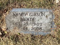 Nancy Ellen <I>Gibson</I> Meade 