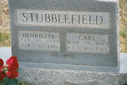 Henrietta <I>Collins</I> Stubblefield 