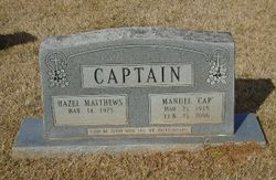 Hazel <I>Matthews</I> Captain 