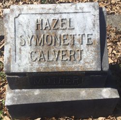 Hazel <I>Symonette</I> Calvert 