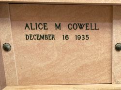 Alice Maud <I>Boyer</I> Cowell 