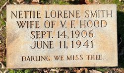 Nettie Lorene <I>Smith</I> Hood 