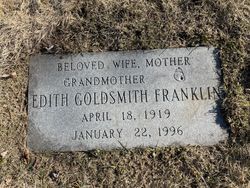 Edith <I>Goldsmith</I> Franklin 