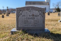 Ann L <I>Henderson</I> Cooper 