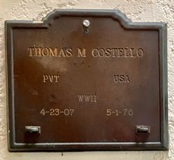 Thomas M Costello 
