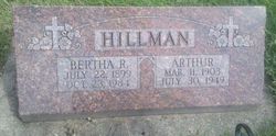 Bertha <I>Hanson</I> Hillman 