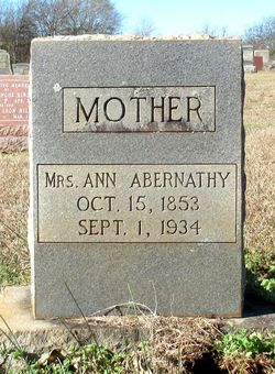 Georgia Ann <I>Dees</I> Abernathy 