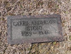 Caroline Lulu “Carrie” <I>Anderson</I> Stone 