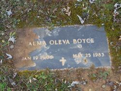 Alma Oleva <I>Thomas</I> Boyce 