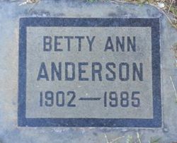 Betty Ann Anderson 