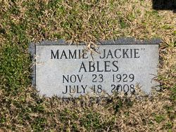 Mamie Claudine “Jackie” Ables 