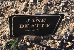 Jane <I>Moore</I> Beatty 
