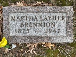 Martha Christina <I>Layher</I> Brenion 