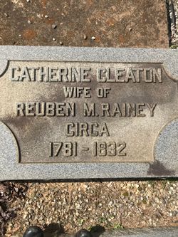 Catherine Thomas <I>Cleaton</I> Rainey 
