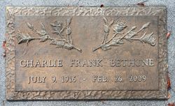 Charlie Frank <I>Miller</I> Bethune 