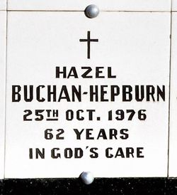 Hazel <I>Dunlop</I> Buchan-Hepburn 