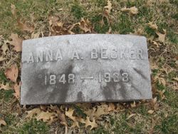 Anna A. <I>Cammann</I> Becker 