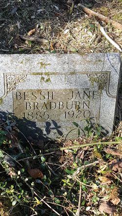 Bessie Jeanette <I>Whitaker</I> Bradburn 