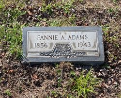 Fannie <I>Allen</I> Adams 