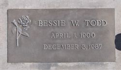 Bessie Wilma <I>Adam</I> Todd 