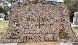 Mary E <I>Cail</I> Hassell 