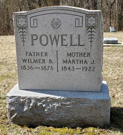 Martha “Mattie” <I>Hilt</I> Powell 