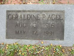 Beatrice Geraldine <I>Prescott</I> Agee 