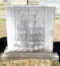 Annie <I>Irvin</I> Patman 