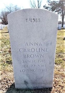 Anna Caroline <I>Gnotke</I> Brown 