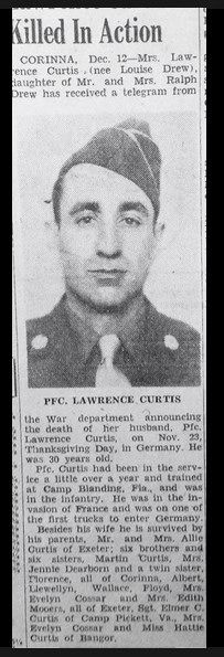 Pfc. Lawrence Curtis 