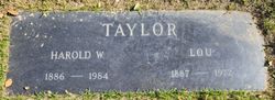 Harold Walker Taylor 